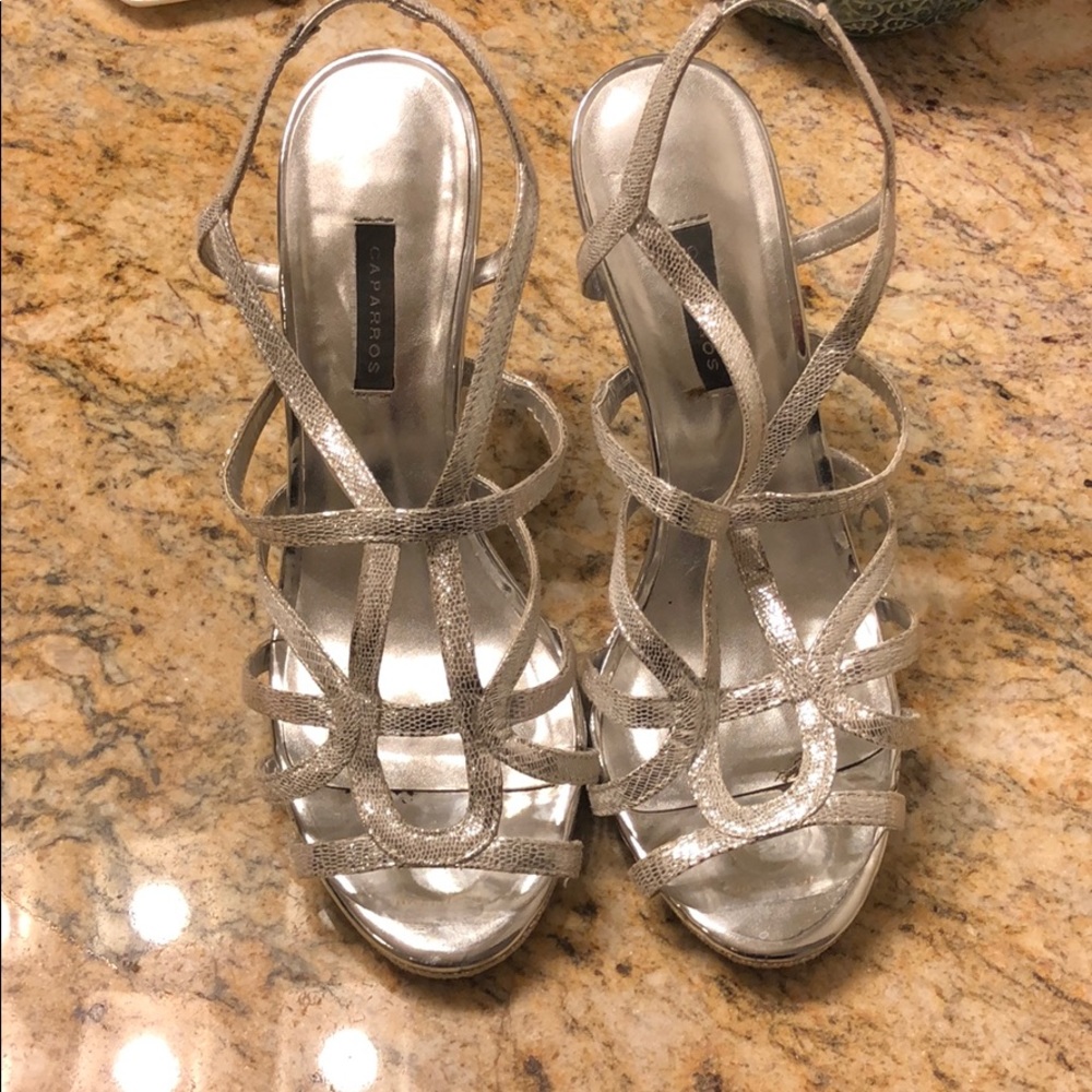 Silver Open Toe Sandals